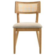 Fabra Cane Back Side Chair Honey Wheat (Set of 2) - 190182