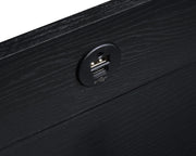 Fabre 1-drawer Extendable Top Nightstand Bedside Table Black Ash - 305792BLK