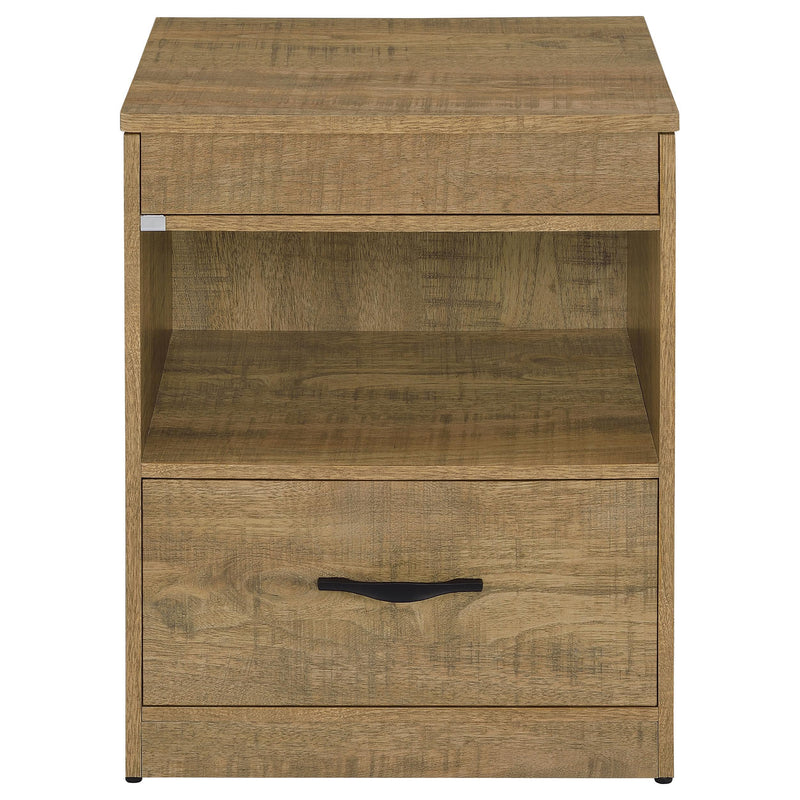Fabre 1-drawer Extendable Top Nightstand Bedside Table Mango - 305792MGO