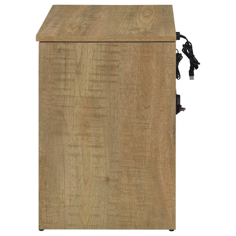 Fabre 1-drawer Extendable Top Nightstand Bedside Table Mango - 305792MGO