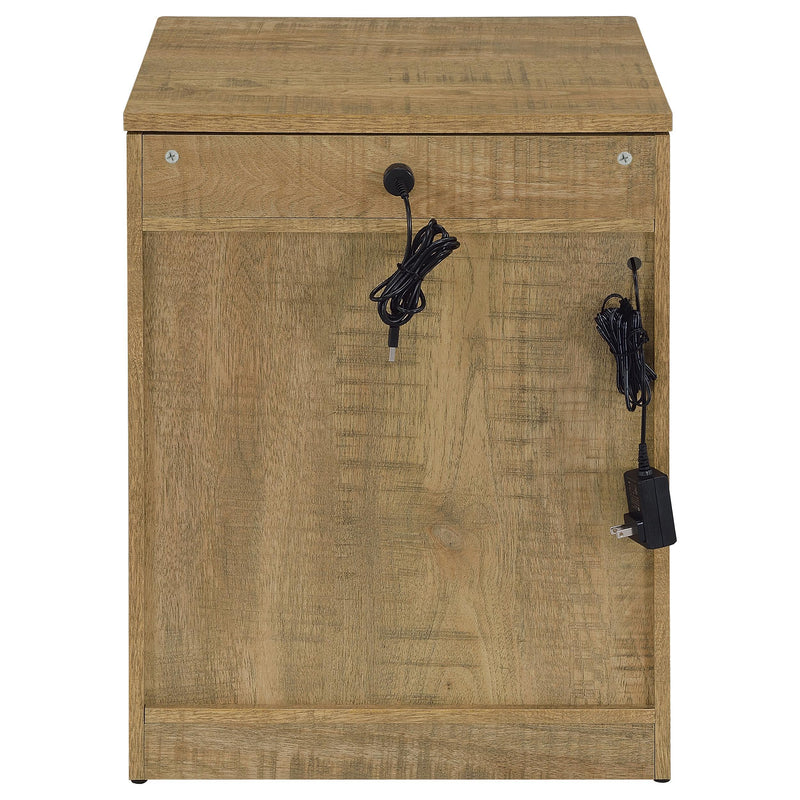 Fabre 1-drawer Extendable Top Nightstand Bedside Table Mango - 305792MGO