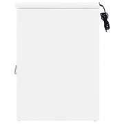 Fabre 1-drawer Extendable Top Nightstand Bedside Table White High Gloss - 305792WHT