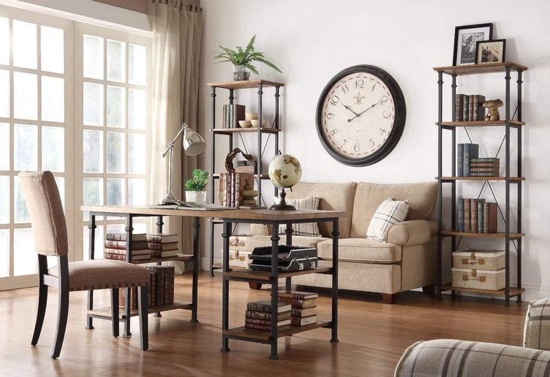 Factory Metal Frame Writing Desk - Gate FurnitureOffice Desks