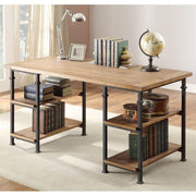 Factory Metal Frame Writing Desk - Gate FurnitureOffice Desks