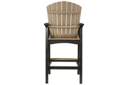 Fairen Trail Black/Driftwood Barstool (Set of 2) - Gate FurnitureBarstool