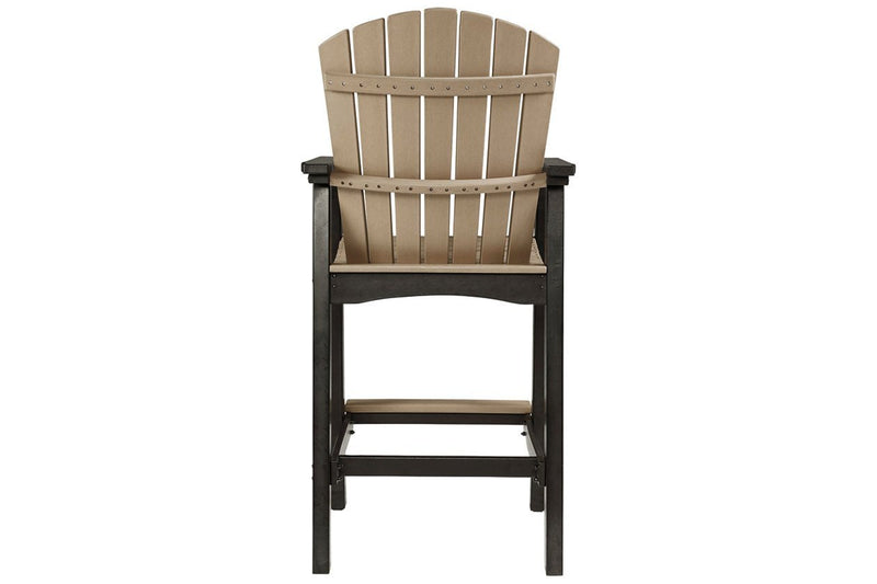 Fairen Trail Black/Driftwood Barstool (Set of 2) - Gate FurnitureBarstool