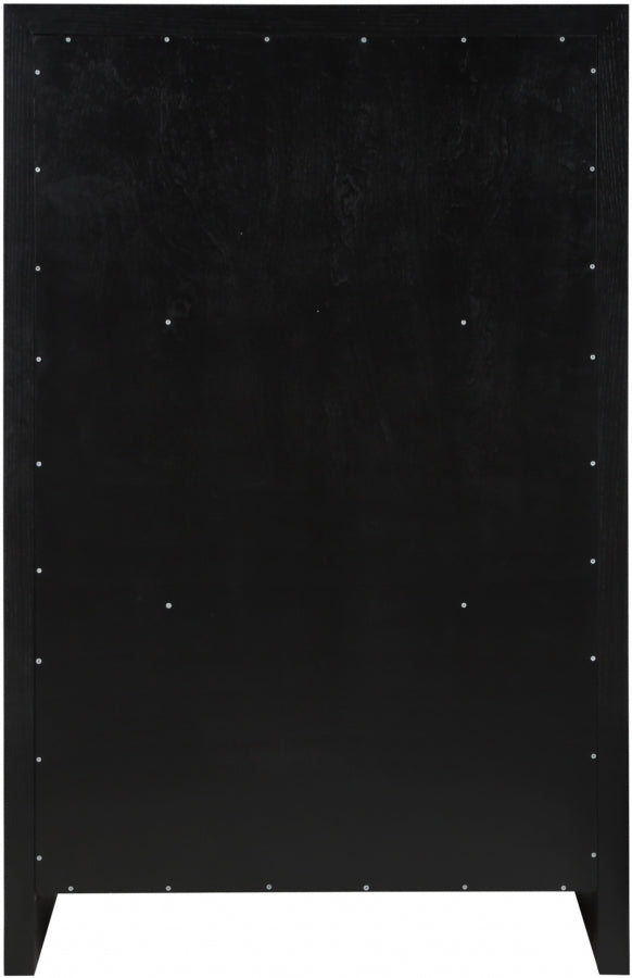 Fairfax Solid Wood And Oak Veneer Chest in Black - 311Black-CH