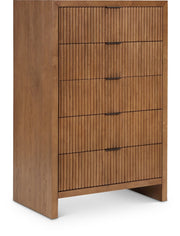 Fairfax Solid Wood And Oak Veneer Chest in Brown - 311Walnut-CH