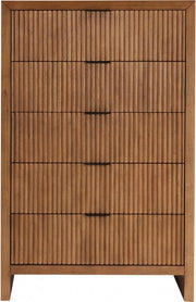 Fairfax Solid Wood And Oak Veneer Chest in Brown - 311Walnut-CH