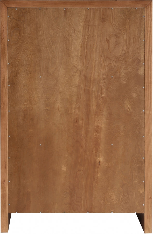 Fairfax Solid Wood And Oak Veneer Chest in Brown - 311Walnut-CH