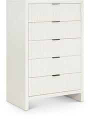 Fairfax Solid Wood And Oak Veneer Chest in Cream - 311Cream-CH
