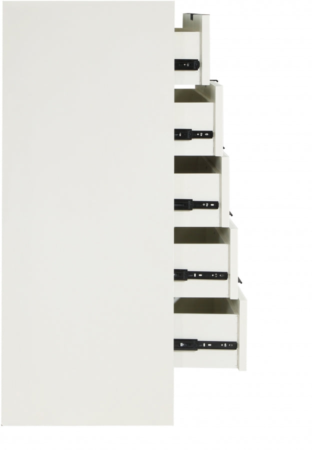 Fairfax Solid Wood And Oak Veneer Chest in Cream - 311Cream-CH
