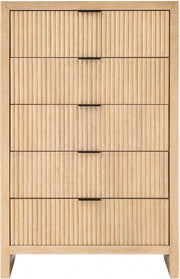 Fairfax Solid Wood And Oak Veneer Chest in Natural - 311Natural-CH