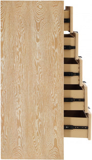 Fairfax Solid Wood And Oak Veneer Chest in Natural - 311Natural-CH