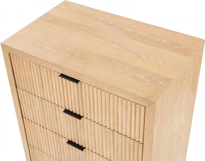 Fairfax Solid Wood And Oak Veneer Chest in Natural - 311Natural-CH