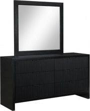 Fairfax Solid Wood And Oak Veneer Dresser in Black - 311Black-D