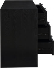 Fairfax Solid Wood And Oak Veneer Dresser in Black - 311Black-D
