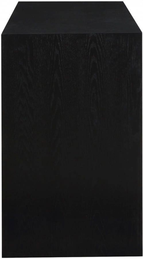 Fairfax Solid Wood And Oak Veneer Dresser in Black - 311Black-D