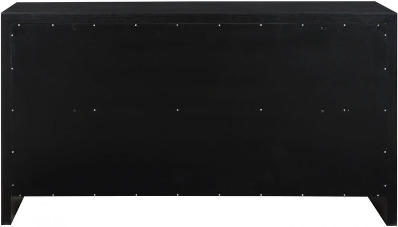 Fairfax Solid Wood And Oak Veneer Dresser in Black - 311Black-D
