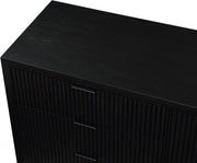 Fairfax Solid Wood And Oak Veneer Dresser in Black - 311Black-D
