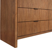 Fairfax Solid Wood And Oak Veneer Dresser in Brown - 311Walnut-D