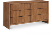 Fairfax Solid Wood And Oak Veneer Dresser in Brown - 311Walnut-D
