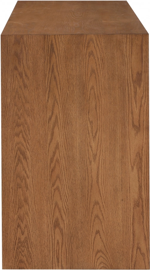 Fairfax Solid Wood And Oak Veneer Dresser in Brown - 311Walnut-D