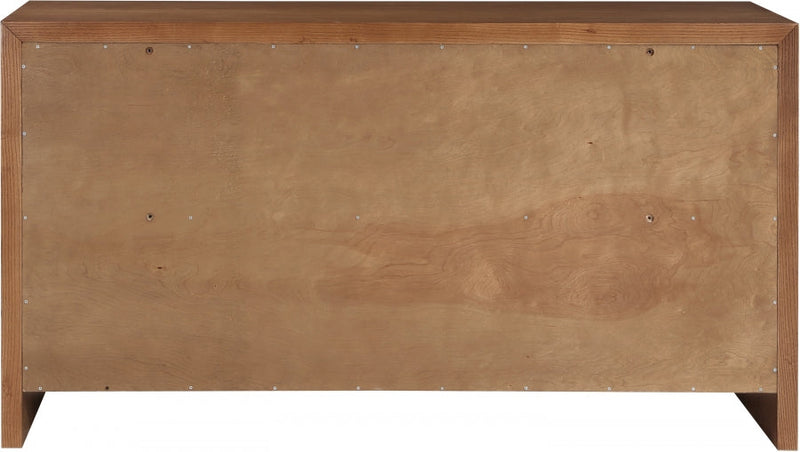 Fairfax Solid Wood And Oak Veneer Dresser in Brown - 311Walnut-D