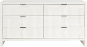 Fairfax Solid Wood And Oak Veneer Dresser in Cream - 311Cream-D