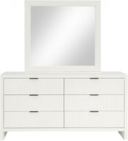 Fairfax Solid Wood And Oak Veneer Dresser in Cream - 311Cream-D
