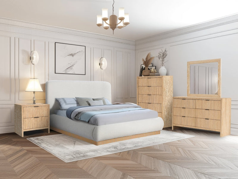 Fairfax Solid Wood And Oak Veneer Dresser in Natural - 311Natural-D