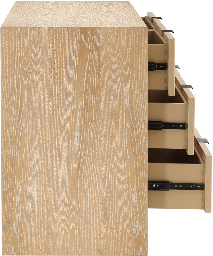 Fairfax Solid Wood And Oak Veneer Dresser in Natural - 311Natural-D