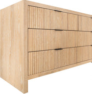 Fairfax Solid Wood And Oak Veneer Dresser in Natural - 311Natural-D