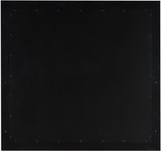 Fairfax Solid Wood And Oak Veneer Frame Mirror in Black - 311Black-M