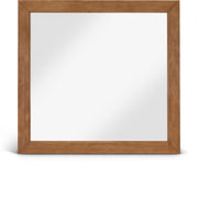 Fairfax Solid Wood And Oak Veneer Frame Mirror in Brown - 311Walnut-M