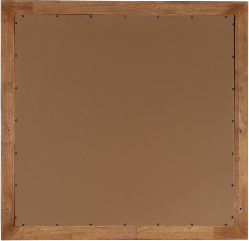 Fairfax Solid Wood And Oak Veneer Frame Mirror in Brown - 311Walnut-M
