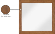 Fairfax Solid Wood And Oak Veneer Frame Mirror in Brown - 311Walnut-M