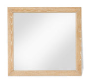 Fairfax Solid Wood And Oak Veneer Frame Mirror in Natural - 311Natural-M