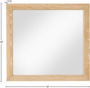 Fairfax Solid Wood And Oak Veneer Frame Mirror in Natural - 311Natural-M
