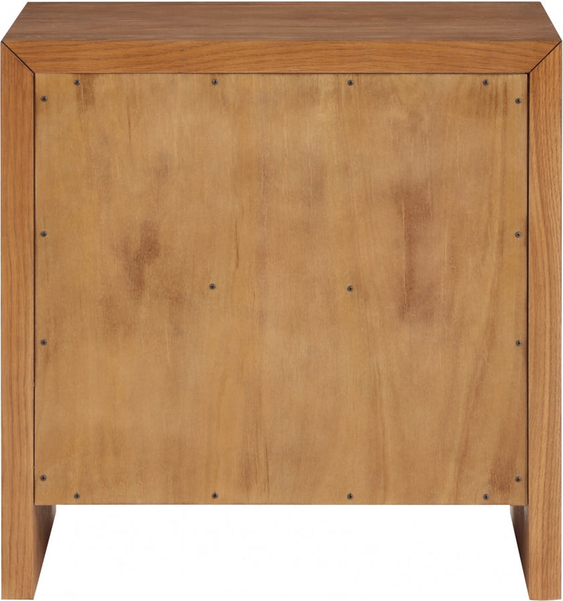 Fairfax Solid Wood And Oak Veneer Nightstand in Brown - 311Walnut-NS