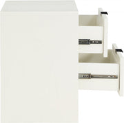 Fairfax Solid Wood And Oak Veneer Nightstand in Cream - 311Cream-NS