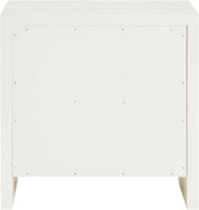 Fairfax Solid Wood And Oak Veneer Nightstand in Cream - 311Cream-NS