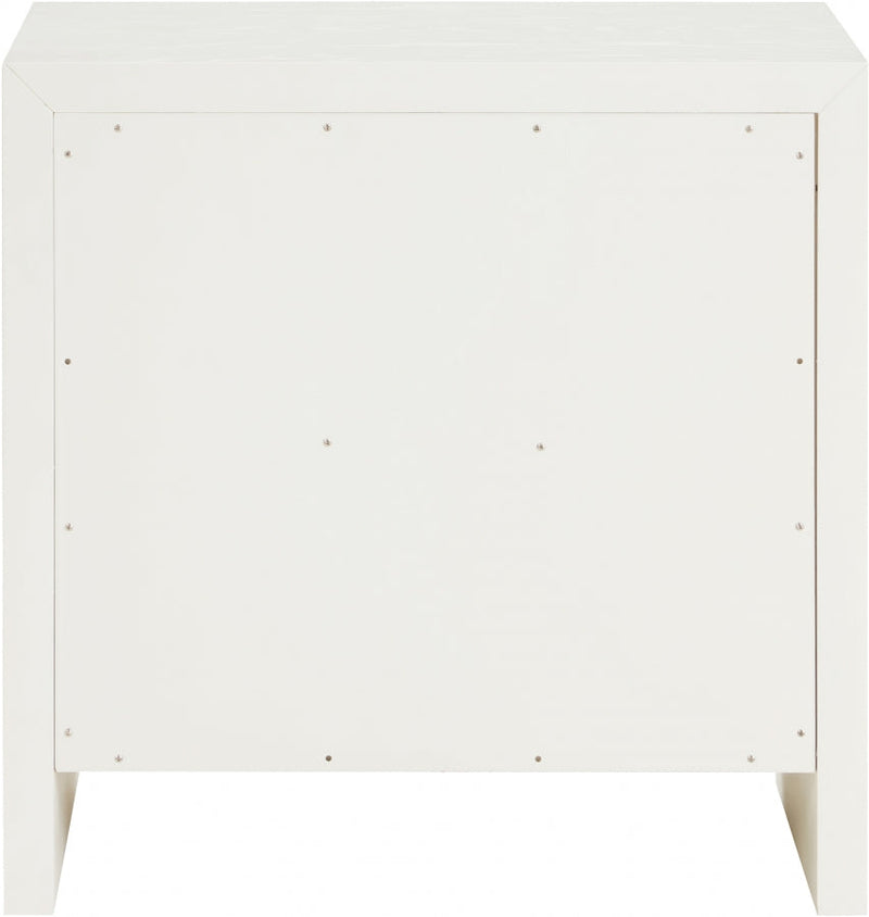 Fairfax Solid Wood And Oak Veneer Nightstand in Cream - 311Cream-NS