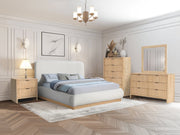 Fairfax Solid Wood And Oak Veneer Nightstand in Natural - 311Natural-NS