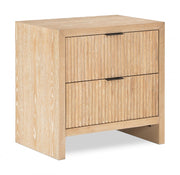 Fairfax Solid Wood And Oak Veneer Nightstand in Natural - 311Natural-NS
