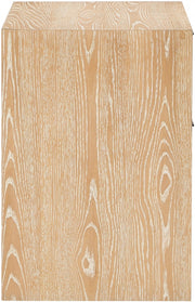 Fairfax Solid Wood And Oak Veneer Nightstand in Natural - 311Natural-NS