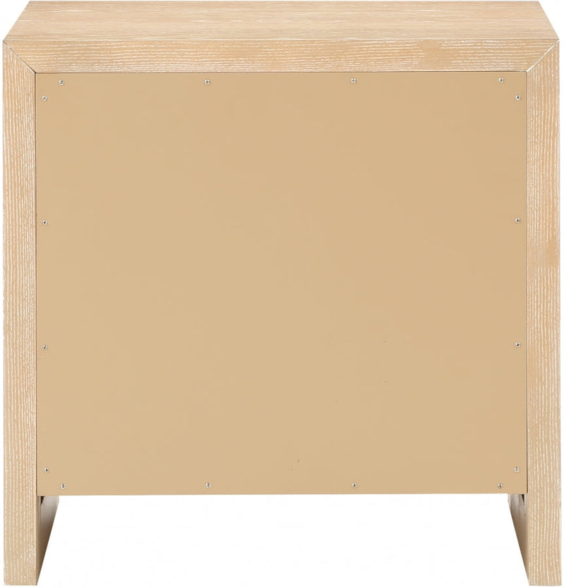 Fairfax Solid Wood And Oak Veneer Nightstand in Natural - 311Natural-NS