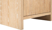 Fairfax Solid Wood And Oak Veneer Nightstand in Natural - 311Natural-NS