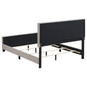 Fairfield Upholstered Eastern King Panel Bed Beige - 305952KE