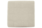 Falkirk Parchment Oversized Accent Ottoman - Gate FurnitureOttoman